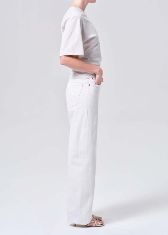  에이골디 데님 팬츠 아골드 아크 진 32인치 초크 화이트 - AGOLDE