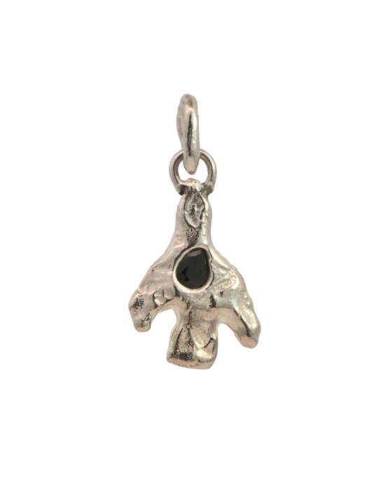  시리 한스도터 목걸이/팬던트 새 펜던트 No.012631 스털링 실버 + 사파이어