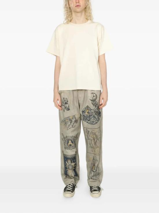  Samuel Zelig 스트레이트 팬츠 사무엘 젤리그 라루나  스모크 - SAMUEL ZELIG