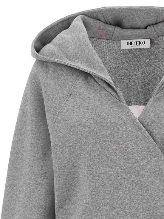 26SS 디 아티코 미디 스커트 260WCA00473183 Grey - THE ATTICO