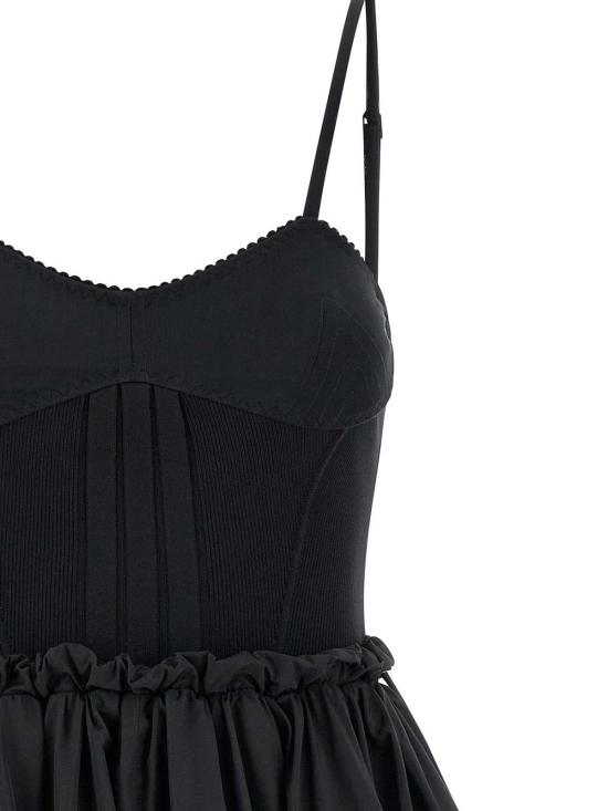 26SS 디 아티코 미디 스커트 260WCA00460100 Black - THE ATTICO