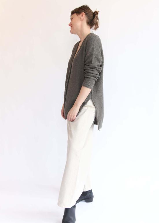  로렌 마누지안 가디건 로렌 마누기안 부클 - LAUREN MANOOGIAN