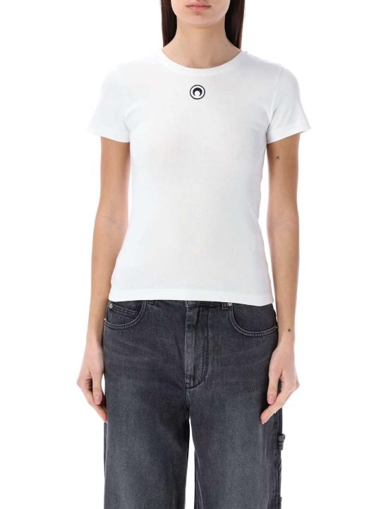  마린세르 반팔 티셔츠 마린 세르 코튼 아기 티셔츠 화이트