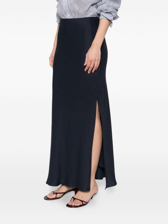 26SS 브루넬로 쿠치넬리 미디 스커트 MH126G3396 C4224 Blue - BRUNELLO CUCINELLI