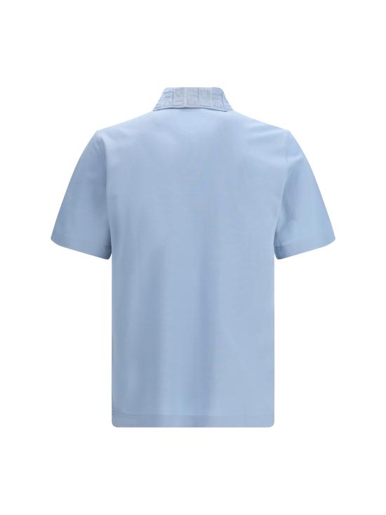 26SS 살바토레 페라가모 폴로 티셔츠 793822 010 BLUE - SALVATORE FERRAGAMO