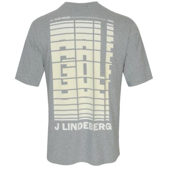 26SS 제이린드버그 반팔 티셔츠 GMJT15156U241 MEDIUM GREY MELANGE DOM - J LINDEBERG