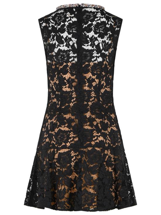 26SS 셀프 포트레이트 숏 원피스 SS26 164SB BBLACK Black - SELF PORTRAIT