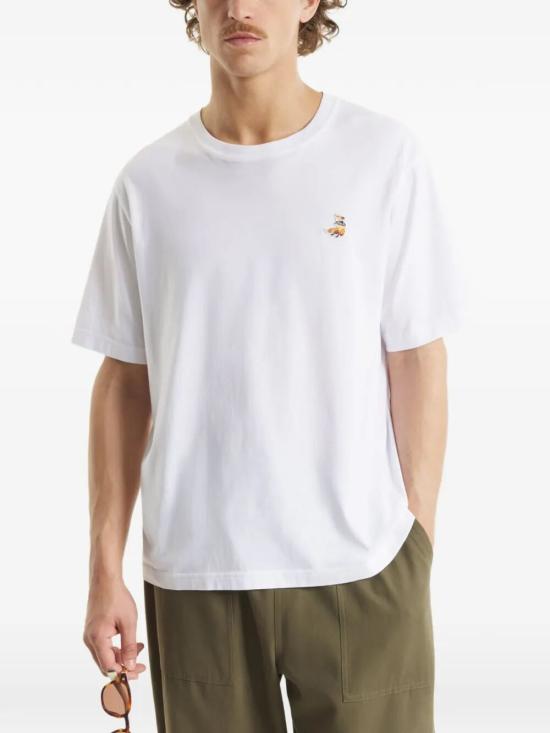 26SS 메종키츠네 반팔 티셔츠 QM00102KJ7026 P100 WHITE - MAISON KITSUNE