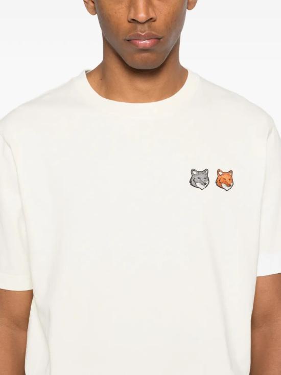 26SS 메종키츠네 반팔 티셔츠 OM011CFKJ7025 P702 LATTE - MAISON KITSUNE