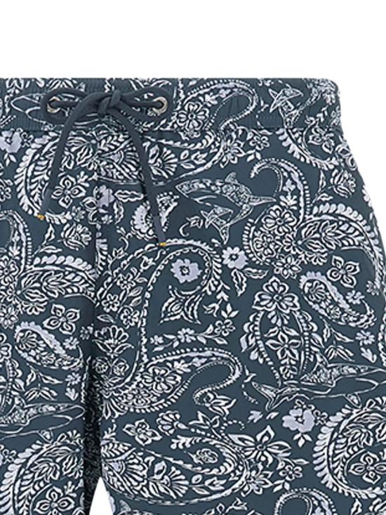 26SS 폴앤샤크 스윔팬츠 26415030 F16 BLU PAISLEY AZZURRO BIANCO - PAUL & SHARK