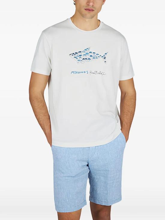 26SS 폴앤샤크 반팔 티셔츠 26411039 108 PANNA CHIARO - PAUL & SHARK