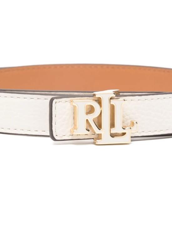 26SS 랄프 로렌 레귤러 벨트 412P04418003 SOFT WHITE CLASSIC CARAMEL - RALPH LAUREN