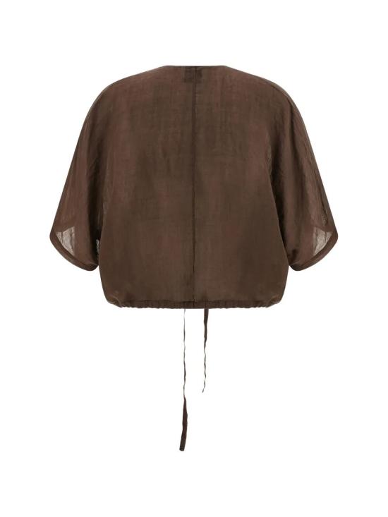 26SS 누드 반팔 티셔츠 1103E26421 08 CHOCOLATE - NUDE