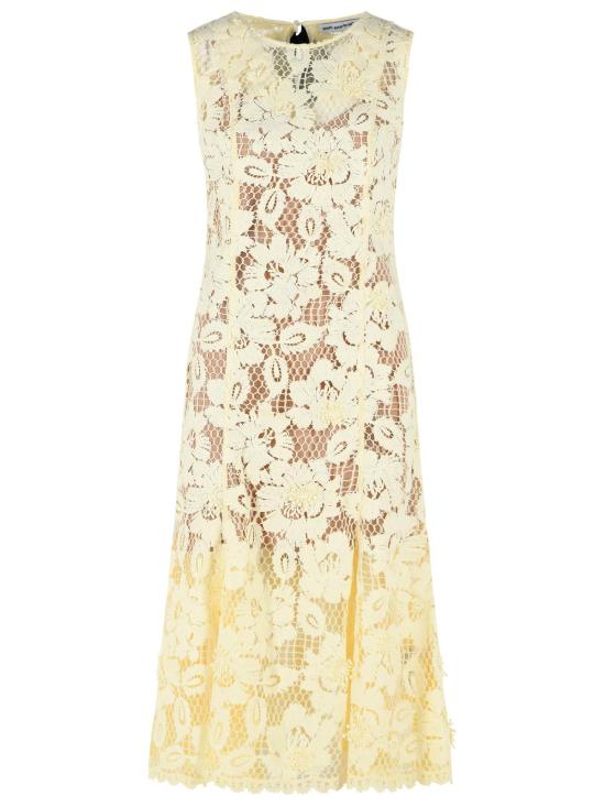 26SS 셀프 포트레이트 미디 원피스 SS26 094M YYELLOW Yellow