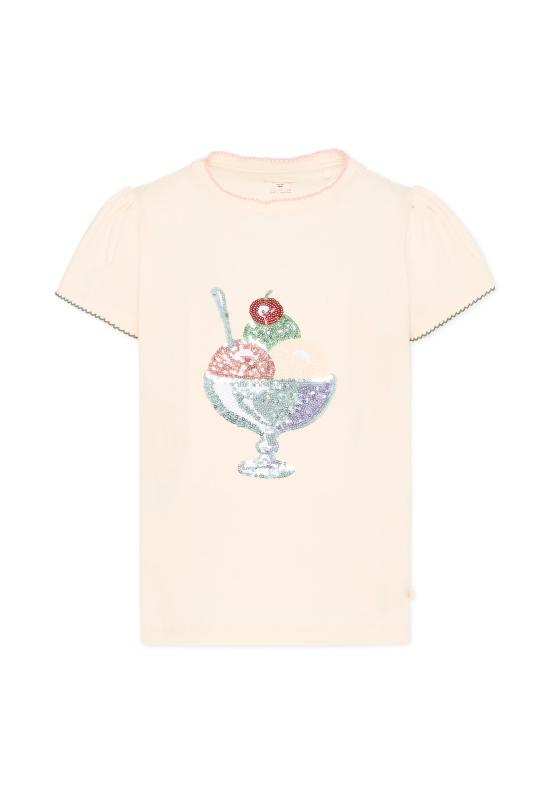 26SS [키즈] 콩제 슬래드 티셔츠 KS104804 BUTTERCREAM IVORY