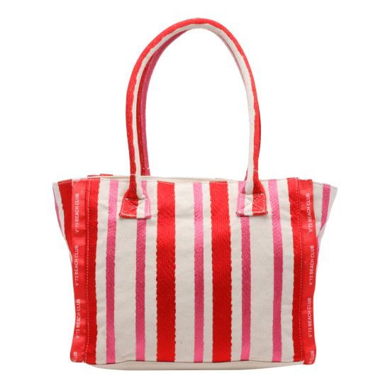 26SS 브이73 토트백 73BS9MV02R ROSSO MULTICOLOR Red - V73