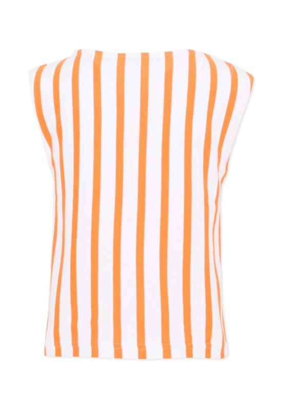 26SS [키즈] Vélocipède 티셔츠 VLC SS26 TS004 WHITE AND TANGERINE - OTHER BRANDS