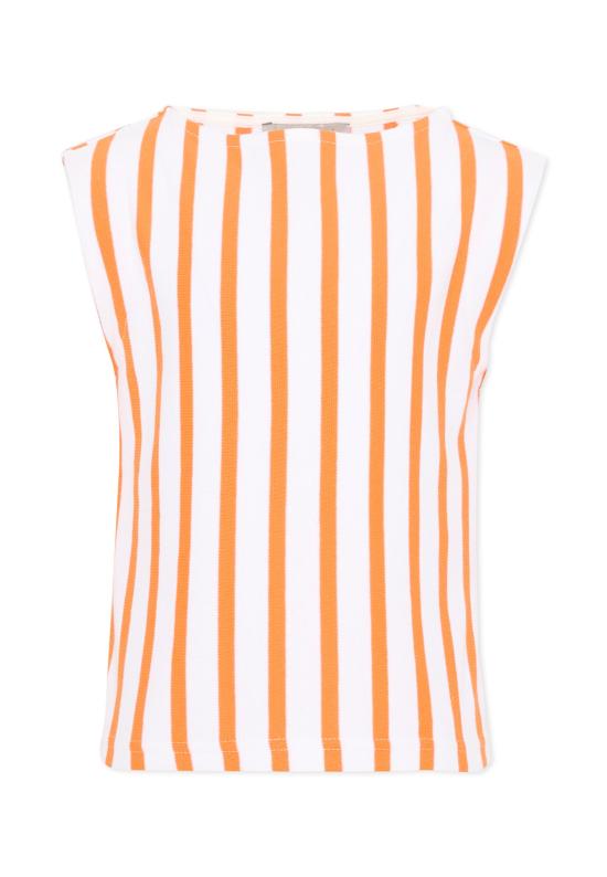 26SS [키즈] Vélocipède 티셔츠 VLC SS26 TS004 WHITE AND TANGERINE