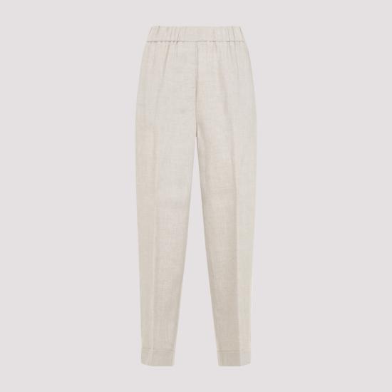 26SS 페세리코 스트레이트 팬츠 P04301 02629 944 BEIGE RAFIA