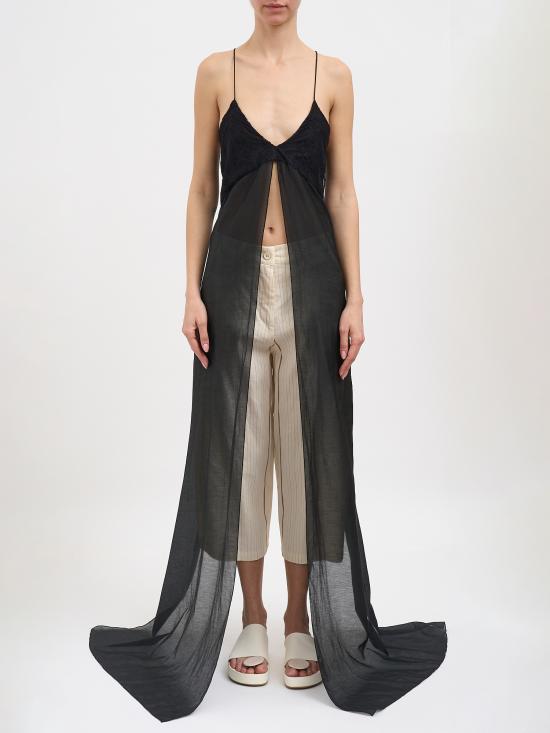 26SS 노스트라싼티시마 민소매 티셔츠 N6SWOMA146NERO Black