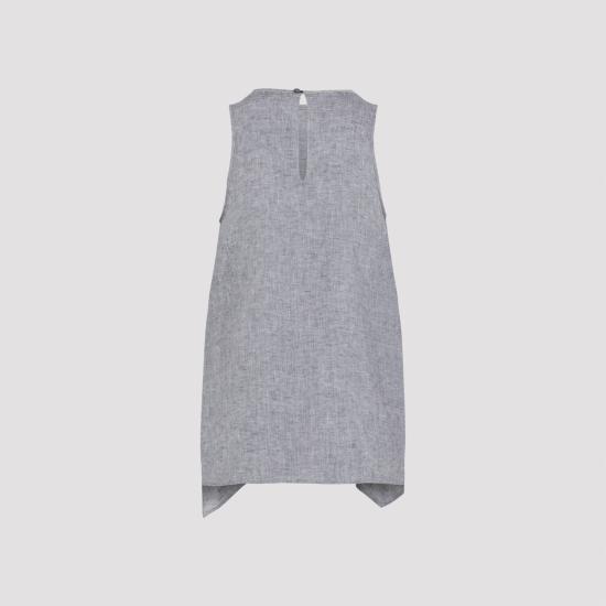 26SS 페세리코 민소매 티셔츠 S08197 02600 962 BLU - PESERICO