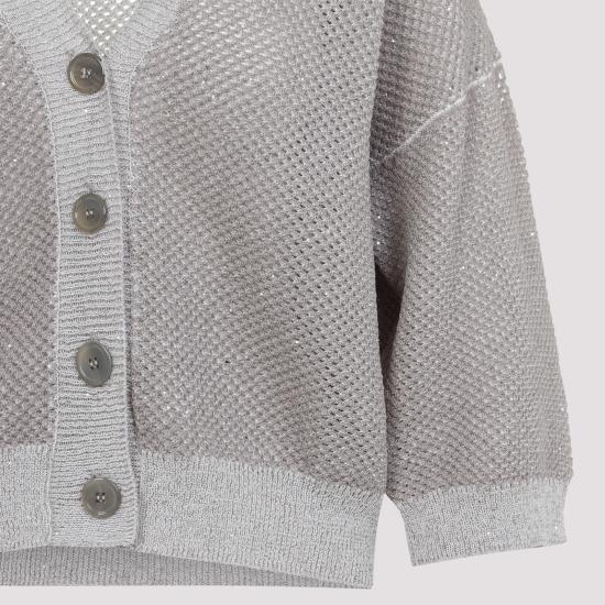 26SS 페세리코 가디건 A99032F12 9234R 03R BIANCO NATURALE - PESERICO