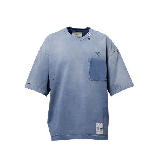 26SS 메종 미하라 야스히로 반팔 티셔츠 J16TS802 NAVY DOM