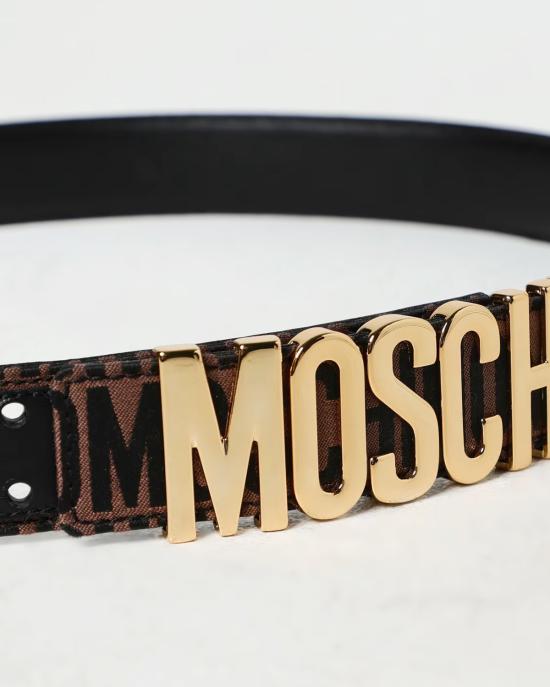 26FW 모스키노 가죽 벨트 8006 8268 1103 MARRONE - MOSCHINO