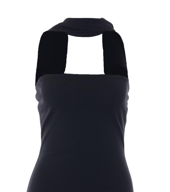 26SS 솔러스런던 미디 원피스 OS47049 BLACK Black - SOLACE LONDON