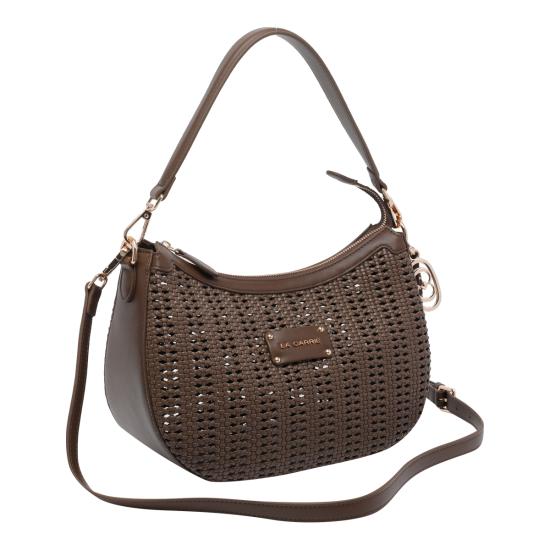 26SS 라캐리 숄더백 161MDB176SYN BRO Brown - LA CARRIE