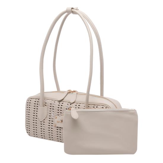 26SS 라캐리 숄더백 161MTA504SY IVO White - LA CARRIE