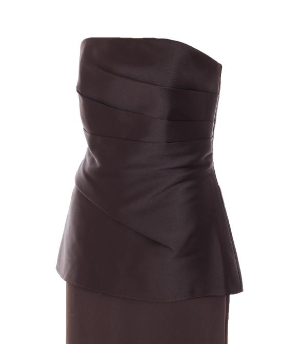 26SS 솔러스런던 미디 원피스 OS47031 CHESNUT Brown - SOLACE LONDON