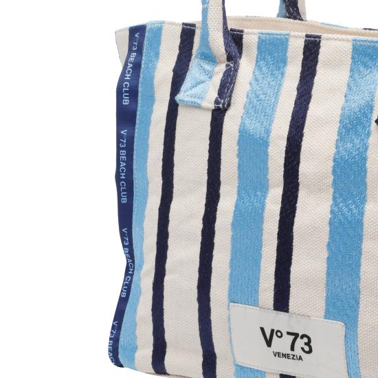 26SS 브이73 토트백 73BS9MV02R AZZUR MULTIC Blue - V73