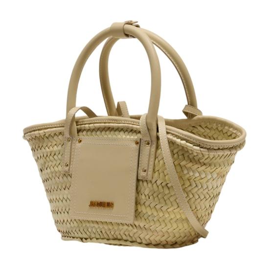 26SS 자크뮈스 스몰 솔리 바스켓 BAW00044AC01C02 120 ivory - JACQUEMUS