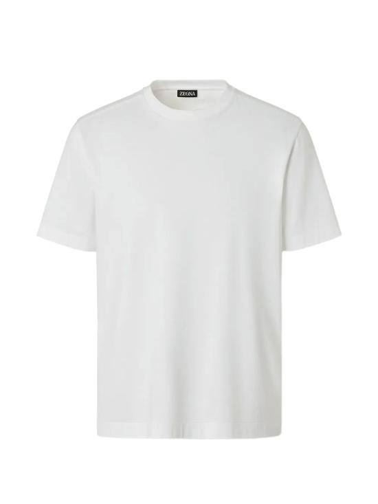 26SS 에르메네질도제냐 반팔 티셔츠 UH335A3 H771 N00 WHITE - ERMENEGILDO ZEGNA