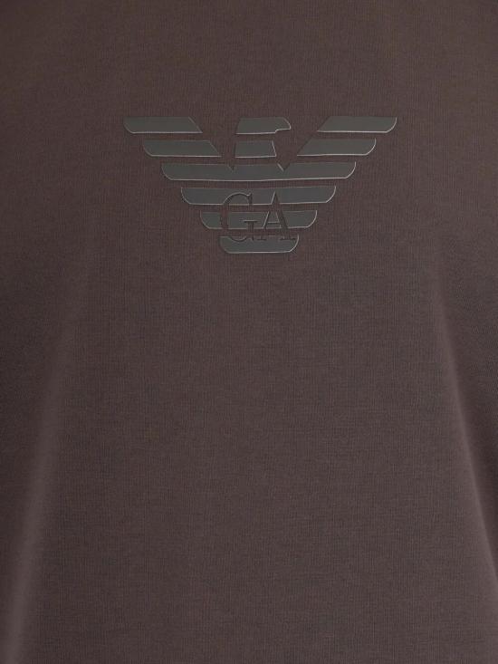 26SS 엠포리오 아르마니 반팔 티셔츠 EM004583 AF13669 M8360 DARK GREY EAGLE LOGO - EMPORIO ARMANI