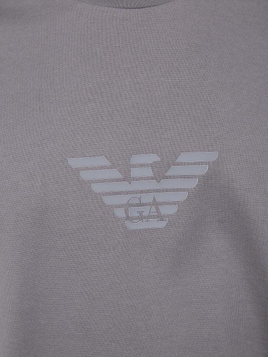 26SS 엠포리오 아르마니 반팔 티셔츠 EM004583 AF13669 M8360 DARK GREY EAGLE LOGO - EMPORIO ARMANI