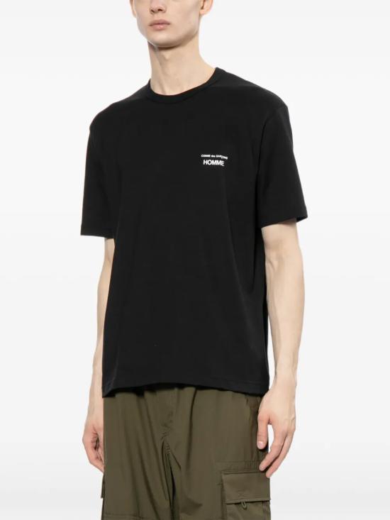 26SS 꼼데가르송 반팔 티셔츠 HQ T101 BLACK - COMME DES GARCONS