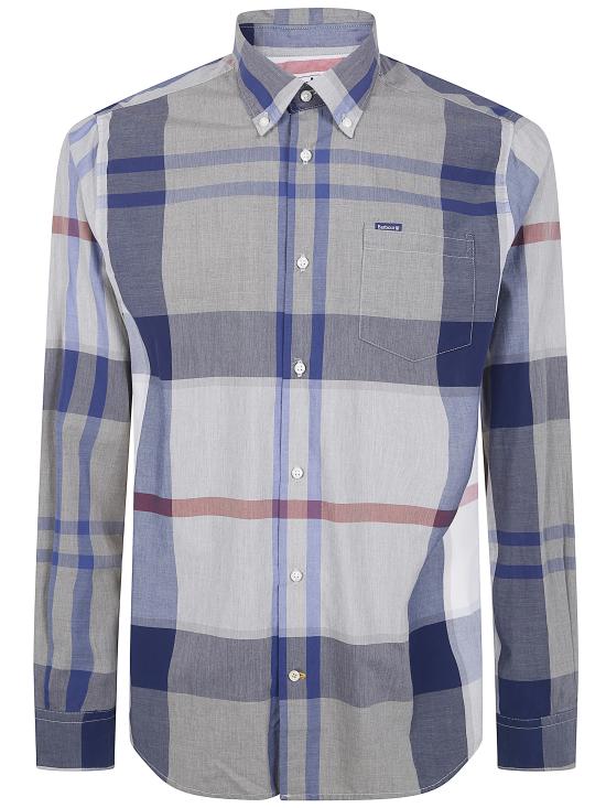 26SS 바버 긴팔 셔츠 MSH5071 MSH 098 TN40 BLEACHED PINE TARTAN