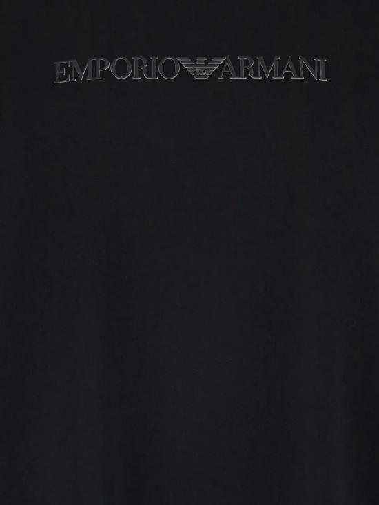 26SS 엠포리오 아르마니 반팔 티셔츠 EM004583 AF13669 MC540 BLACK BRAND LOGO - EMPORIO ARMANI
