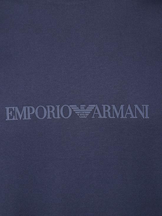 26SS 엠포리오 아르마니 반팔 티셔츠 EM004583 AF13669 MB563 NAVY BRAND LOGO - EMPORIO ARMANI