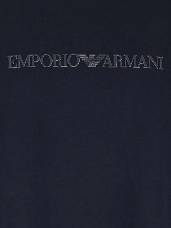 26SS 엠포리오 아르마니 반팔 티셔츠 EM004583 AF13669 MB563 NAVY BRAND LOGO - EMPORIO ARMANI