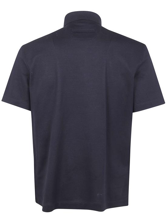 26SS 에르메네질도제냐 폴로 티셔츠 UH348A3 H794 K09 BLACK - ERMENEGILDO ZEGNA