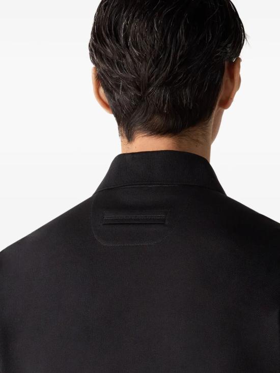 26SS 에르메네질도제냐 폴로 티셔츠 UH348A3 H794 K09 BLACK - ERMENEGILDO ZEGNA