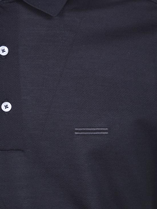 26SS 에르메네질도제냐 폴로 티셔츠 UH348A3 H794 K09 BLACK - ERMENEGILDO ZEGNA