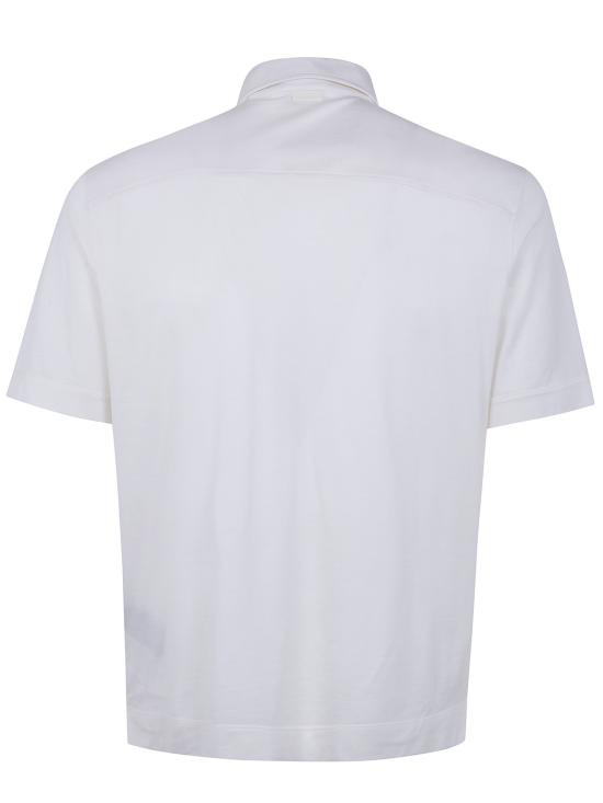 26SS 에르메네질도제냐 폴로 티셔츠 UH386A3 H774 N01 WHITE - ERMENEGILDO ZEGNA