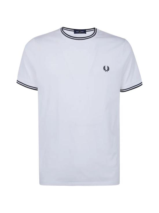 26SS 프레드페리 반팔 티셔츠 FP M1588V 57 100 WHITE - FRED PERRY