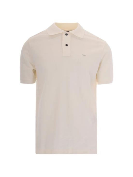 26SS 엠포리오 아르마니 폴로 티셔츠 EM005239 AF10497 U1055 WHISPER WHITE - EMPORIO ARMANI