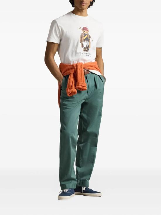 26SS 폴로 랄프로렌 반팔 티셔츠 710 B16 611 001 WHITE SOCIETY BEAR - POLO RALPH LAUREN