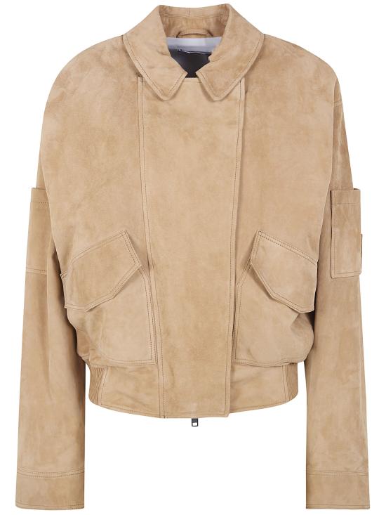26SS 닥터 호프 가죽 자켓 8202 SUEDE C129 BEIGE